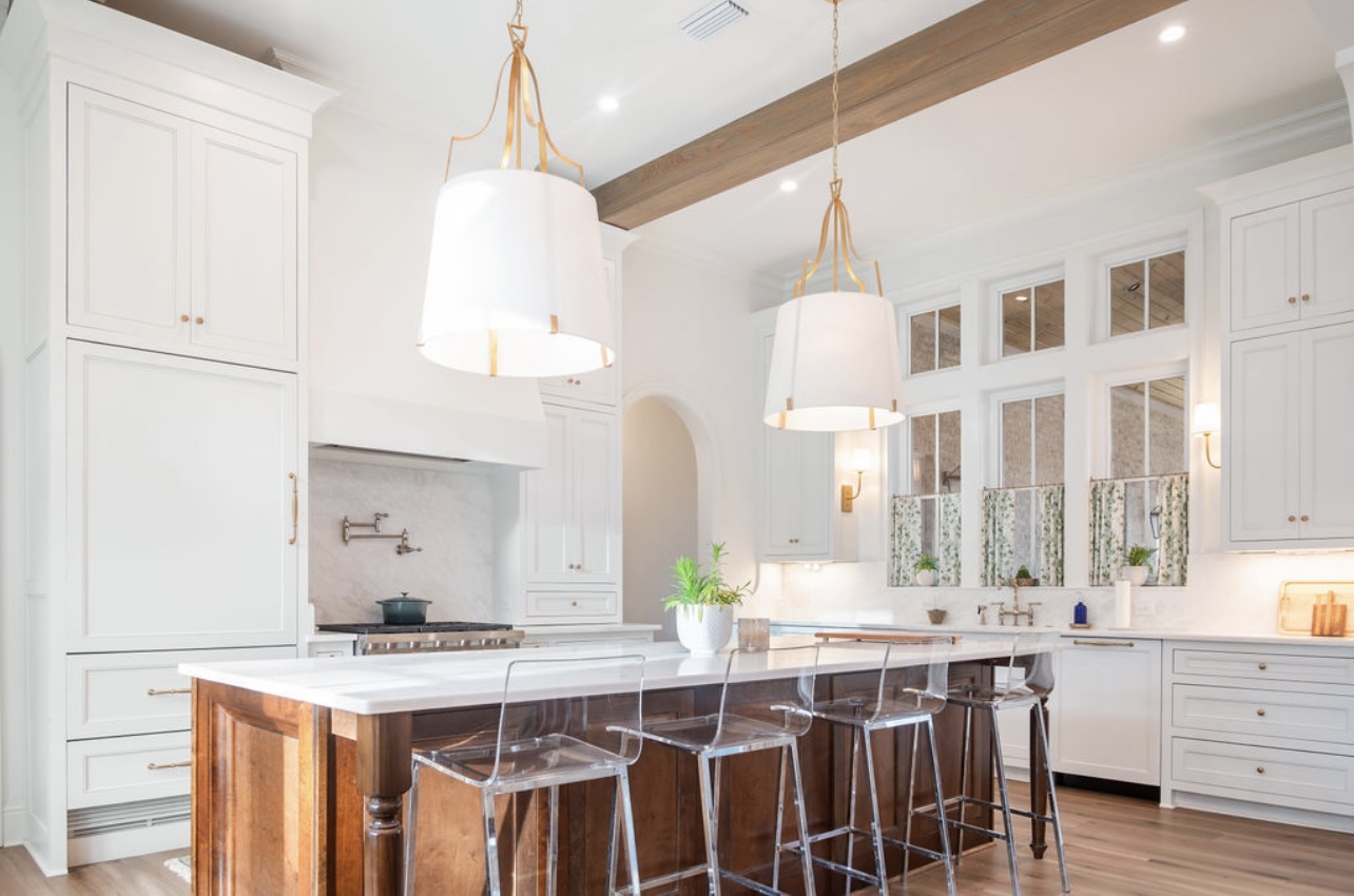 Luxury custom home exterior by Triumph Homes